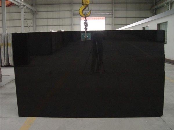 absolute black granite slab