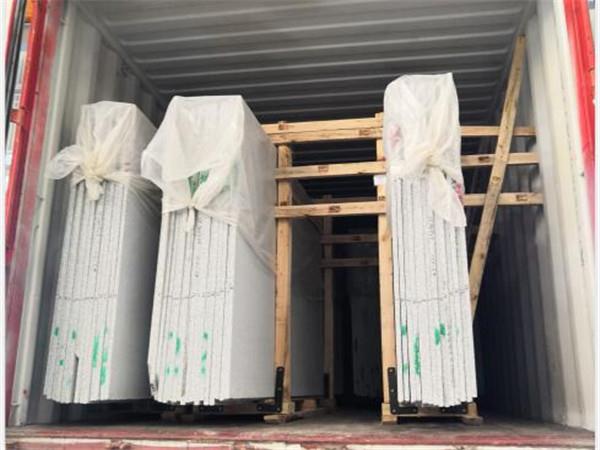 butterfly granite slab container loading