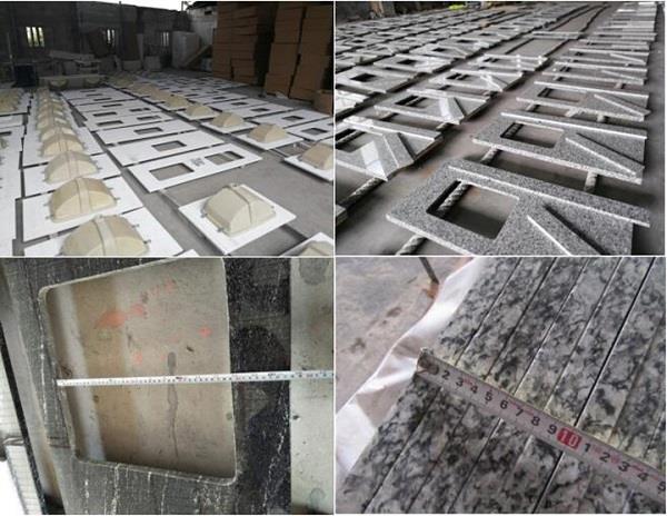 emerald pearl granite countertop inspection