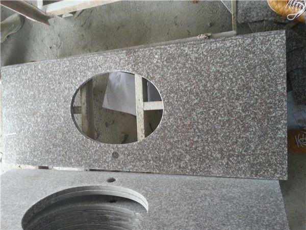 tea brown granite countertop for vanity
