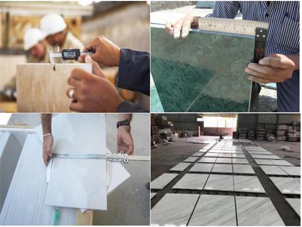wooden white marble tile Marble tile inspection