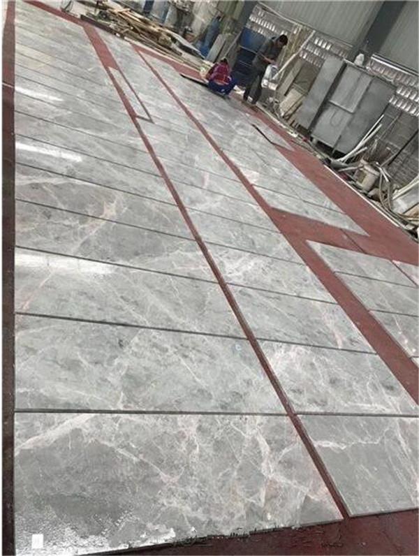 hermes grey marble tile for stair
