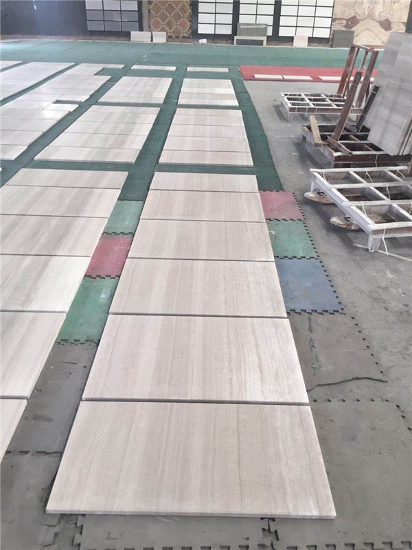 wooden white marble tile for interior