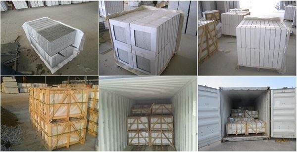 granite slabs packing &loading