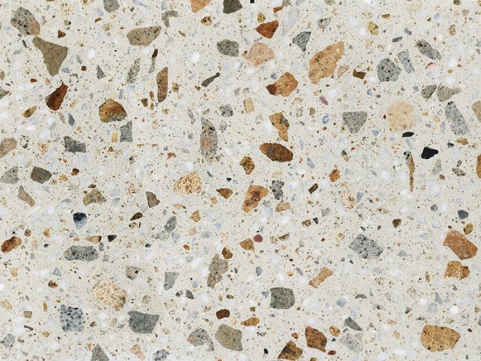 Beige terrazzo slabs for wall