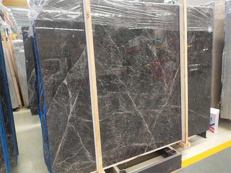 dark grey marble slab