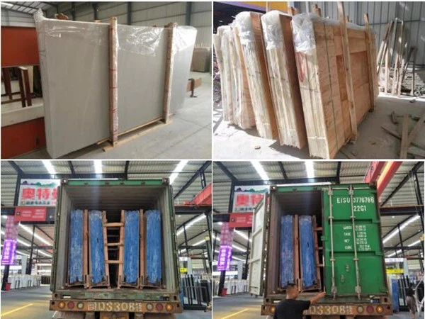 grey marble wall  packing & loading