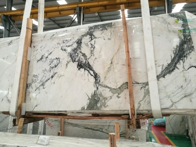 Marble slab shower walls tiles