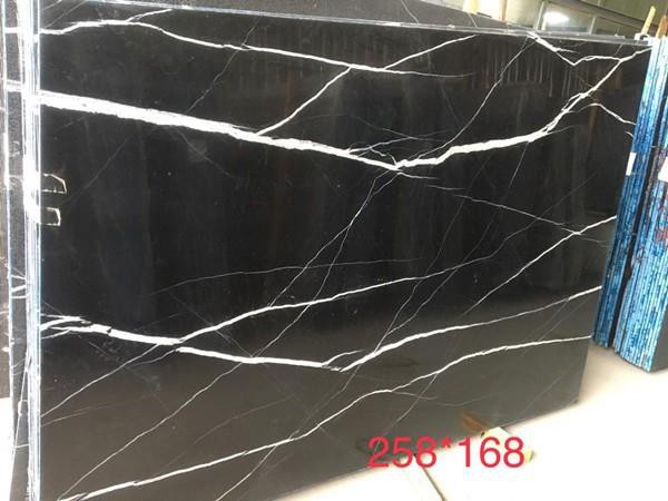 black marquina marble slab for floor