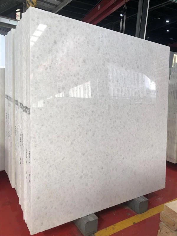 crystal white marble slab for wall