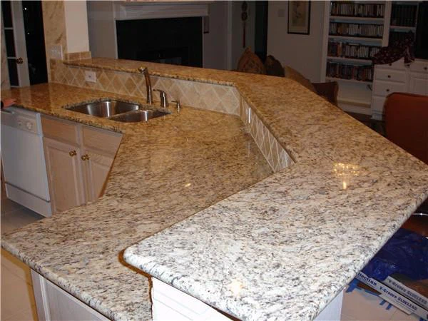 Giallo Ornamental Granite tile countertop