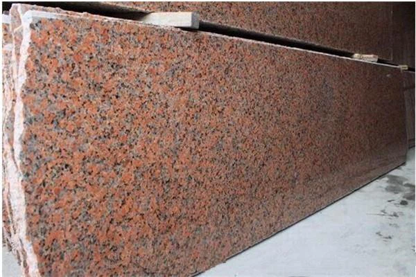 maple red granite polished