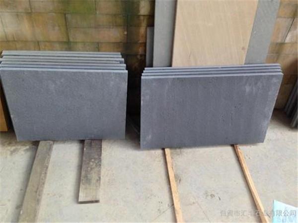 black sandstone tiles