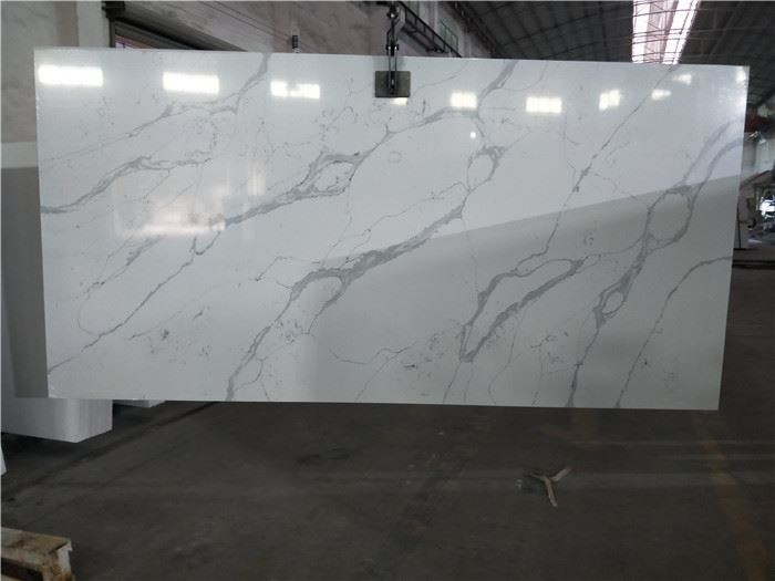Calacatta marble quartz slab