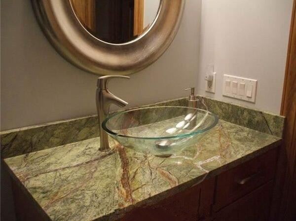 rainforest green marble countertop indian