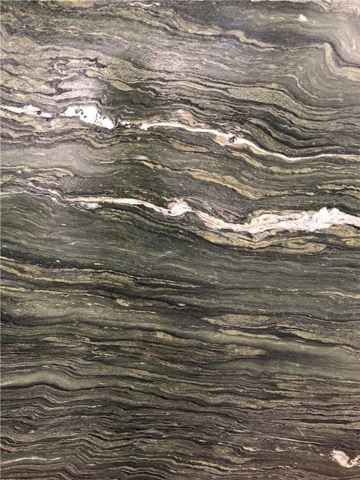 Fashion green granite polished slab