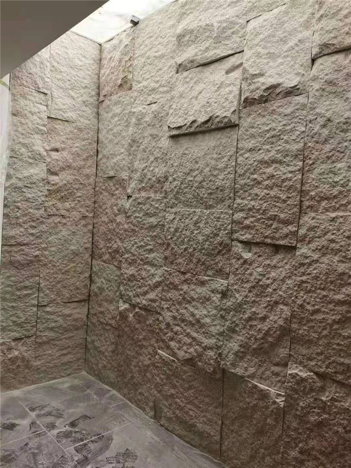 yellow stone wall  decoration