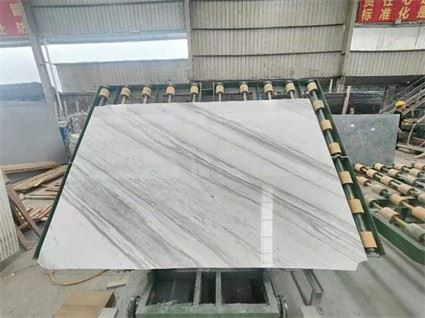 White Volakas Marble Slabs polished
