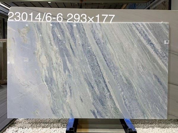sky blue marble slab