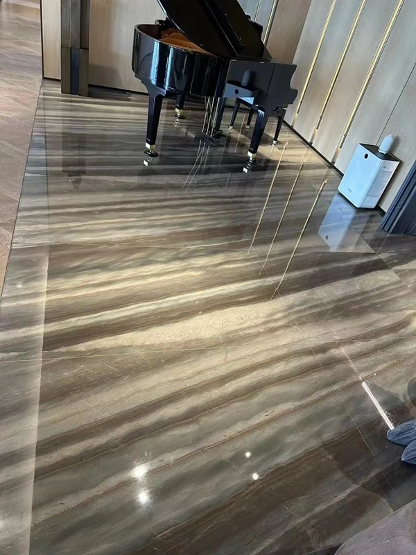 Elegant Brown Quartzite Floor
