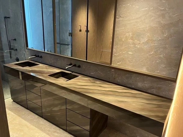 Elegant Brown Quartzite Vanity top