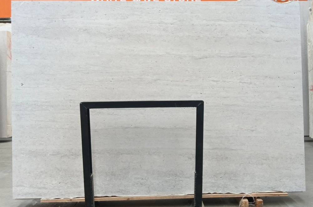 White and Gray Travertine