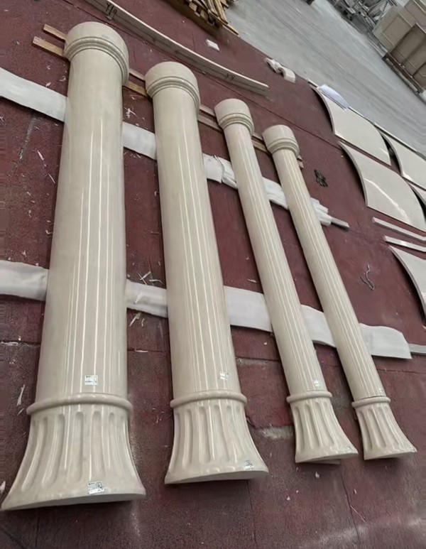 interior polished marble columns
