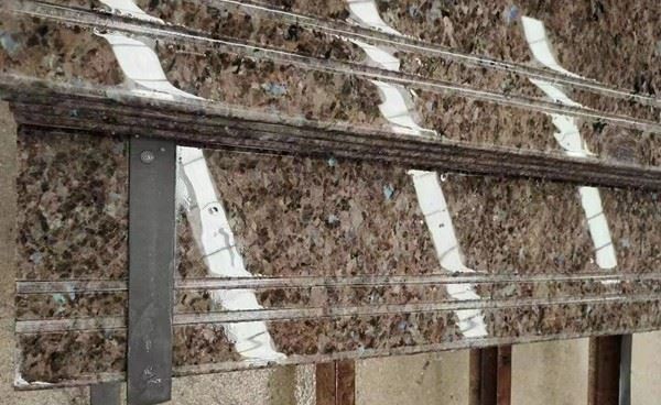 Labrador Antique Granite stairs