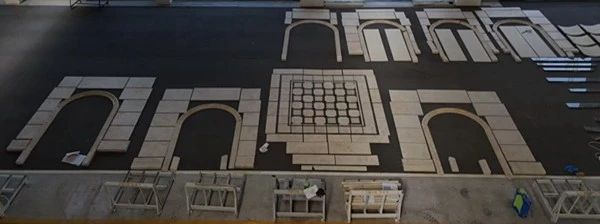 Limestone Door tile