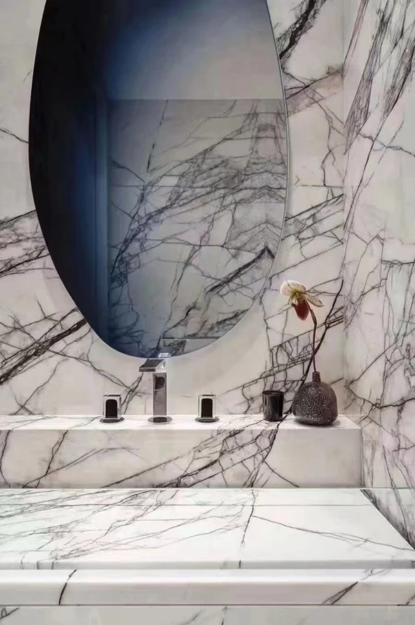 Milas Lilac Marble Bathroom Wall Tiles