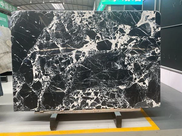 Petit Antique black marble floor
