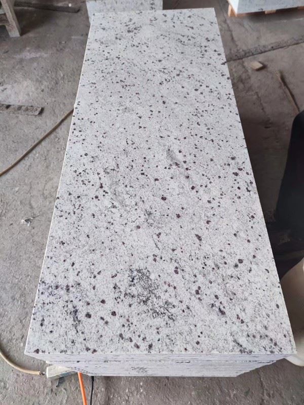 Polished White Rose Granite tiles
