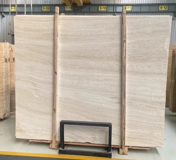 Super White Travertine slabs