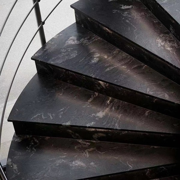 Titanium Black Granite stairs