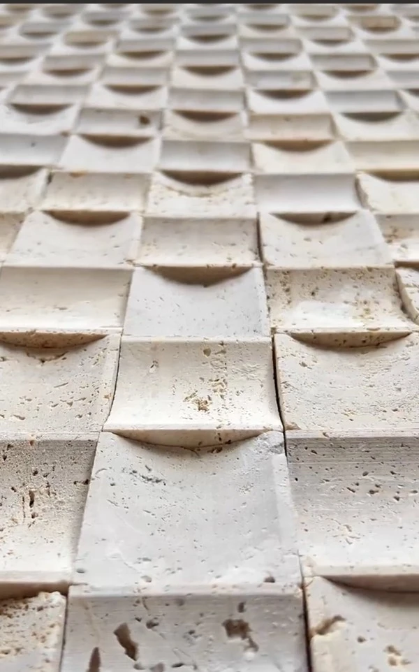 Travertine Mosaic Wall Tile