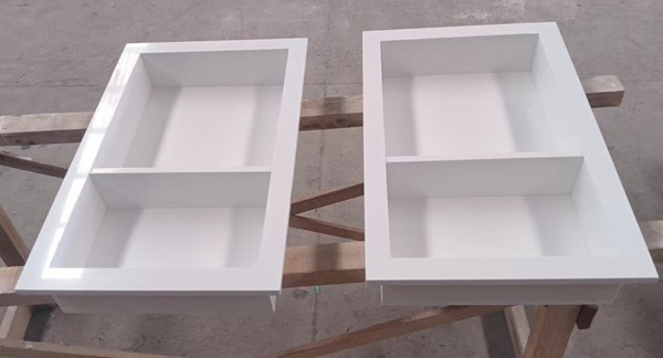 White Aritificial Marble Bathroom Niches
